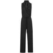 Max Mara Weekend Elegant Svart Viskosoverall Black, Dam