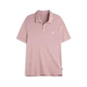 Ecoalf Kortärmad Polo Tröja Pink, Herr