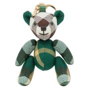 Burberry Check Motif Bear Charm Hänge Multicolor, Dam