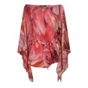 Roberto Cavalli Rosa skjorta Multicolor, Dam