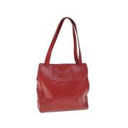 Chanel Vintage Pre-owned Laeder chanel-vskor Red, Dam