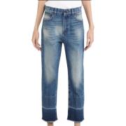 N21 Slim Boyfriend Jeans Blue, Dam