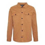 Barbour Adey Jacka/Skjorta 100% Bomull Twill Beige, Herr