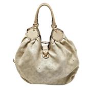 Louis Vuitton Vintage Pre-owned Laeder handvskor Beige, Dam