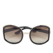 Salvatore Ferragamo Pre-owned Pre-owned Acetat solglasgon Black, Dam