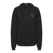 Lounge Nine Mysig Hoodie Sweatshirt i Tap Shoe Black, Dam