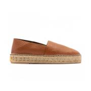 Valentino Garavani Brun Läder Espadriller Aw23 Brown, Herr