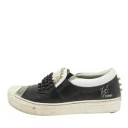 Fendi Vintage Pre-owned Laeder sneakers Black, Dam