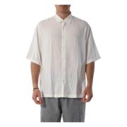Armani Exchange Viskos Skjorta med Framknäppning White, Herr
