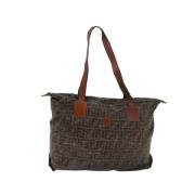 Fendi Vintage Pre-owned Canvas fendi-vskor Brown, Dam