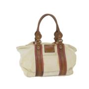 Burberry Vintage Pre-owned Bomull handvskor Beige, Dam