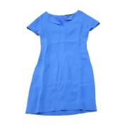 Balenciaga Vintage Pre-owned Silke klnningar Blue, Dam