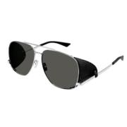 Saint Laurent Leon Leather Spoiler Gray, Unisex