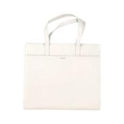 Yves Saint Laurent Vintage Pre-owned Laeder handvskor White, Dam