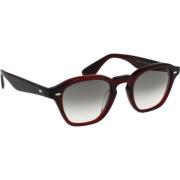 Oliver Peoples Solglasögon med Gradientglas Red, Unisex