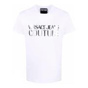 Versace Jeans Couture Vit Kortärmad Logot-shirt White, Herr