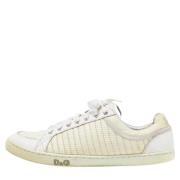 Dolce & Gabbana Pre-owned Pre-owned Laeder sneakers White, Herr