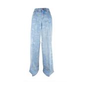 Don The Fuller Vida jeans med tryck Blue, Dam