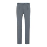 Kiton Grå Bomull Jogger-Style Byxor Gray, Herr