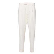 PT Torino Rebel Tapered Wool Pants White, Herr