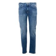 Roy Roger's Medium Wash Denim Jeans med Tassel Blue, Herr