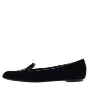 Alexander McQueen Pre-owned Pre-owned Sammet lgskor Black, Dam