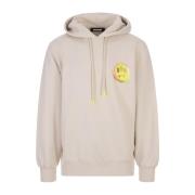 Barrow Bomulls sweatshirt med logga Beige, Herr