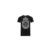 Billionaire Svart T-shirt med logotyptryck Black, Herr