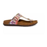 Rohde Flat Sandals Multicolor, Dam