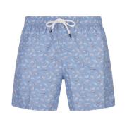 Fedeli Blå Delfin Badshorts Blue, Herr