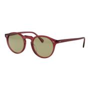 Oliver Peoples Klassiska Gregory Peck Solglasögon Brown, Unisex