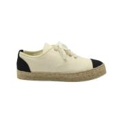 Chanel Vintage Pre-owned Canvas espadriller White, Dam