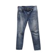 Yves Saint Laurent Vintage Pre-owned Bomull jeans Blue, Herr