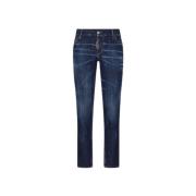 Dsquared2 Jennifer Low Rise Jeans Blue, Dam