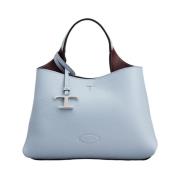 Tod's Blå Micro Läder Väska Blue, Dam