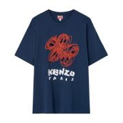 Kenzo T-Shirts Blue, Herr