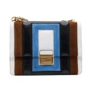 Fendi Vintage Pre-owned Laeder axelremsvskor Multicolor, Dam