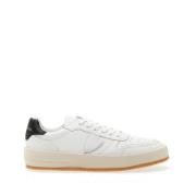 Philippe Model Nicetomaia Läder Sneakers Vit Svart White, Herr