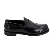 Givenchy Svarta Loaferskor med Metalllogo Black, Herr