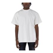 Jil Sander Dubbellager T-shirt White, Herr