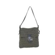 Fendi Vintage Pre-owned Canvas fendi-vskor Blue, Dam