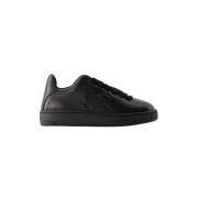 Burberry Vintage Pre-owned Laeder sneakers Black, Dam