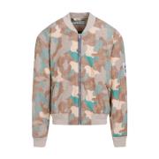 Acne Studios Camouflage Bomberjacka Multifärgad Ss24 Multicolor, Herr