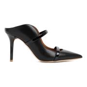 Malone Souliers Svart Läder Maureen Pumps Högklackat Black, Dam