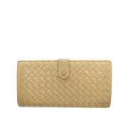 Bottega Veneta Vintage Pre-owned Laeder plnbcker Beige, Dam