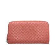 Bottega Veneta Vintage Pre-owned Laeder plnbcker Pink, Dam