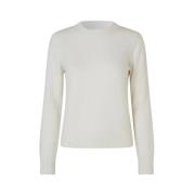 Samsøe Samsøe Merino Wool Crew Neck Jumper Beige, Herr