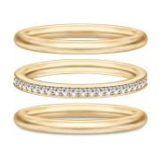 Julie Sandlau Infinity Classic Ring Set Yellow, Dam