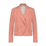 Jane Lushka Modern Blazer i Teknisk Jersey Orange, Dam