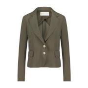 Jane Lushka Teknisk Jersey Atina Blazer | Army Green, Dam